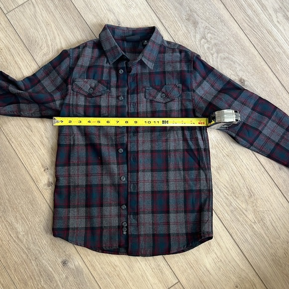 Burnside Boys Flannel Button Down Shirt - Picture 7 of 7